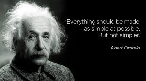 Einstein simplicity