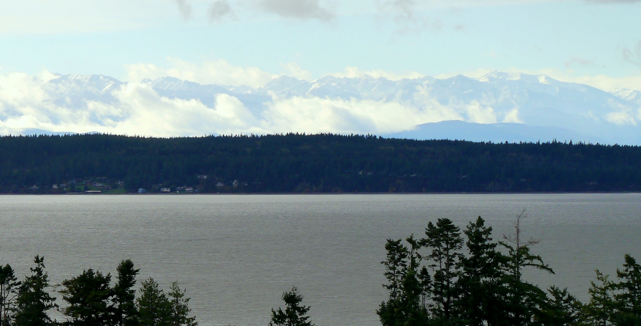 View of the Olympics Upon Return