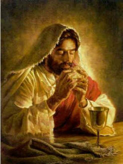 Jesus-Eating-Unleavened-Bread